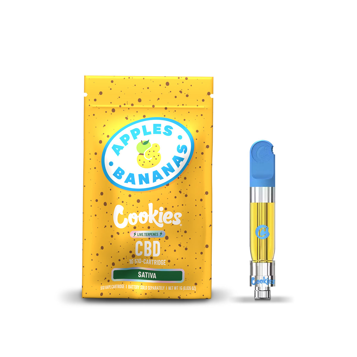 Cartridge CBD Apples and Bananas COOKIES