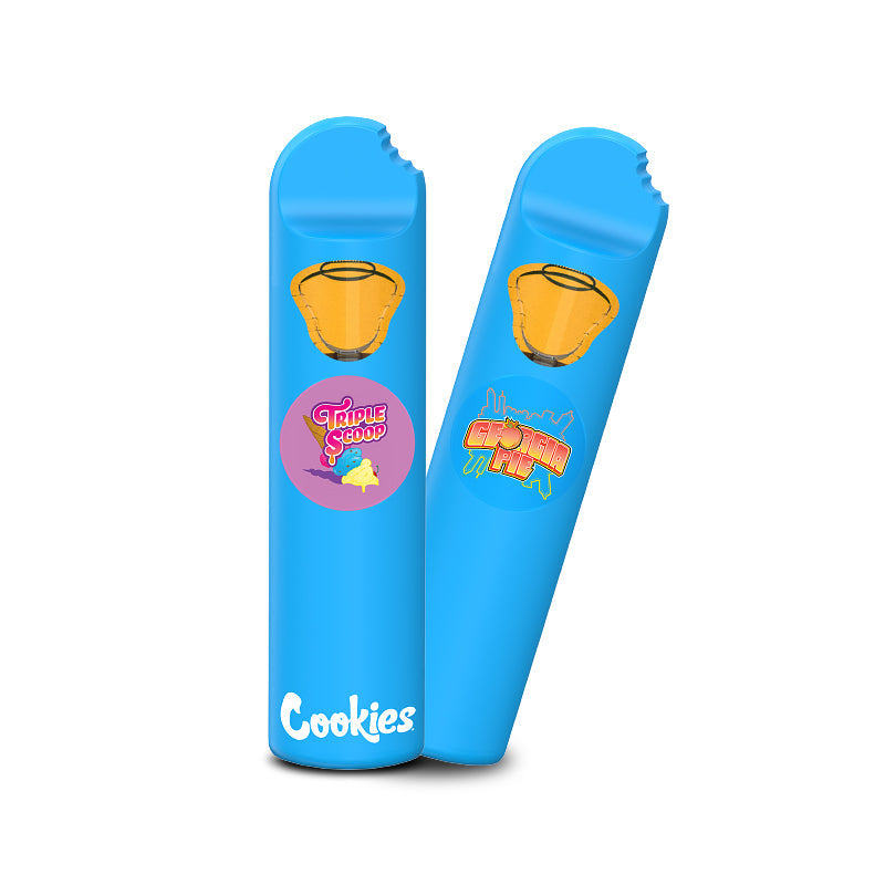 Cookies 2ml Dual Chamber Vape 99% Signature Blend - Triple Scoop & Georgia Pie