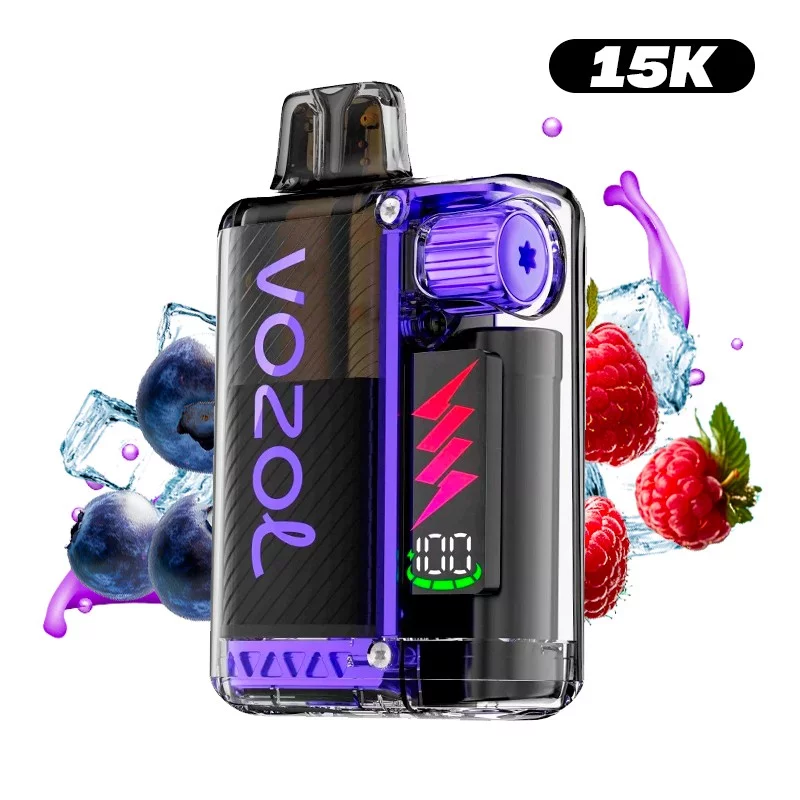 Puff recargable 15K Vozol Frambuesa Arándano Helado