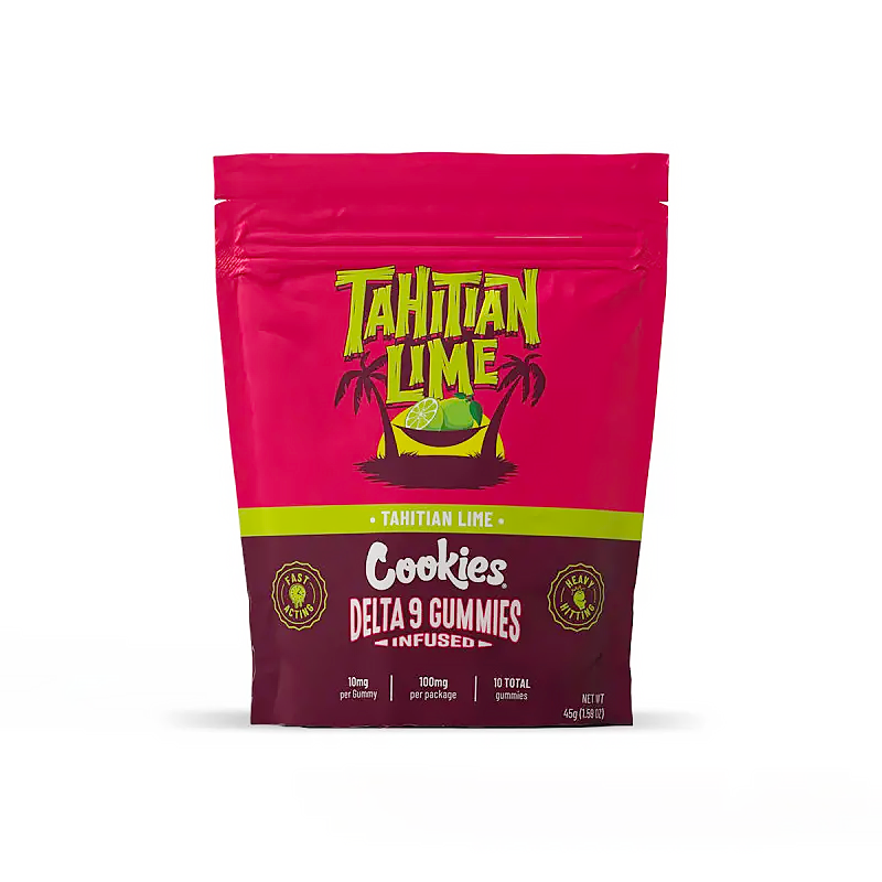 Gummies Tahitian Lime Cookies Delta 9 | Gummies US Premium