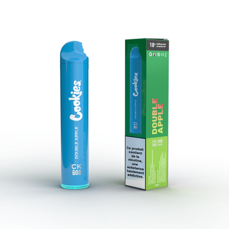 DOUBLE APPLE 600 CALADAS NICOTINA COOKIES