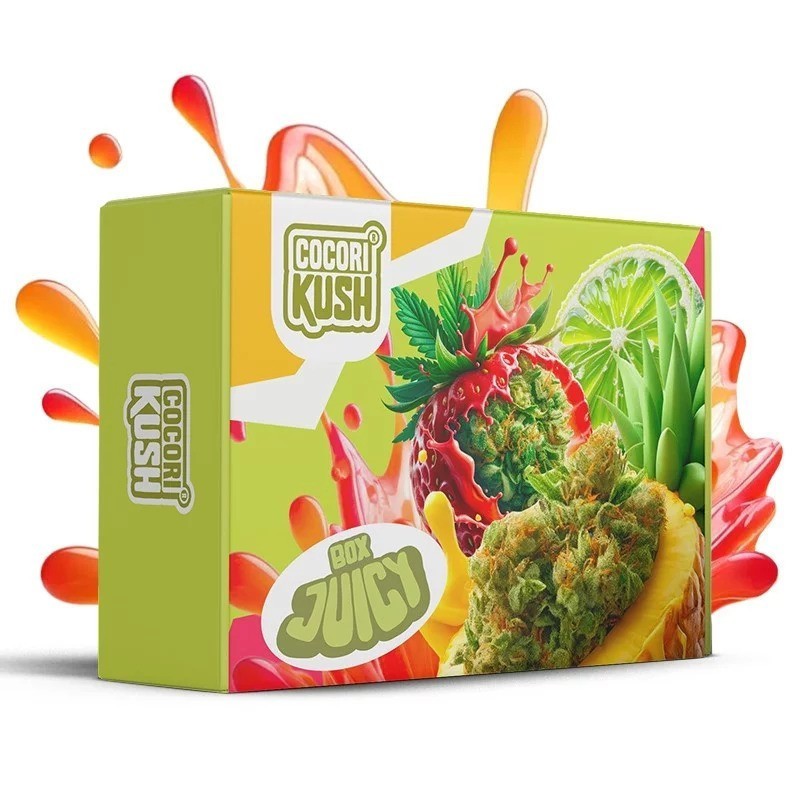 JUICY BOX 8 FLORES DE CBD COCORIKUSH