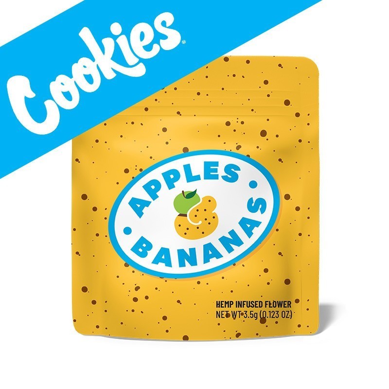 APPLES AND BANANAS INFUSED FLOR COOKIES