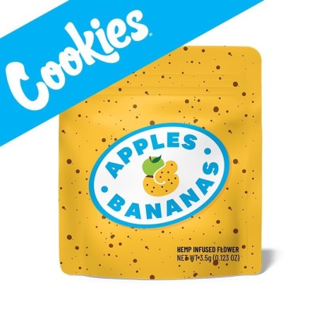 APPLES AND BANANAS INFUSED FLOR COOKIES
