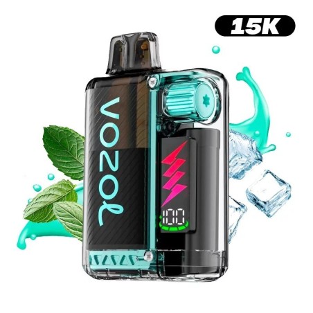 PUFF RECARGABLE 15K VOZOL MENTA FRESCA 12ML