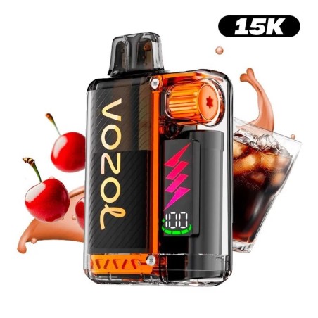 PUFF RECARGABLE 15K VOZOL CERISE COLA 12ML