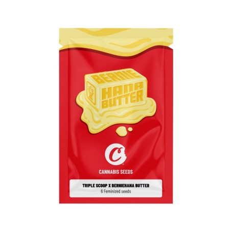 SEMILLAS FEMINIZADAS TRIPLE SCOOP X BERNIAHANA BUTTER COOKIES® (X6)