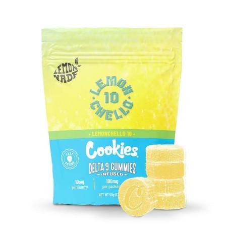 Gummies Lemonchello Cookies 10mg | Sabor limón limoncello