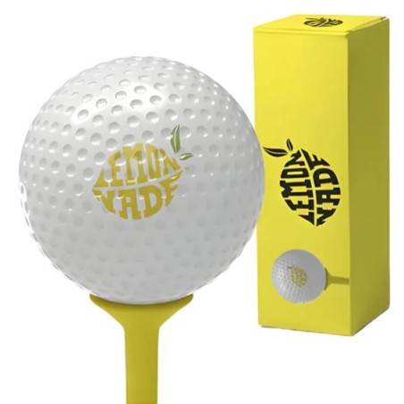 Pelotas de golf Lemonade by Cookies x3 | Accesorio Lifestyle Premium