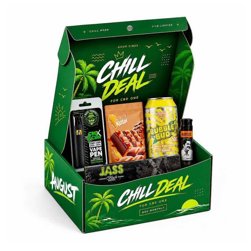 Caja de CBD Mensual – Chill Deal for CBD One | Sixty8