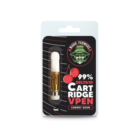 Cartouche 1ml 99% Delta-10 Cherry Sour | Vape afrutado | Sixty8