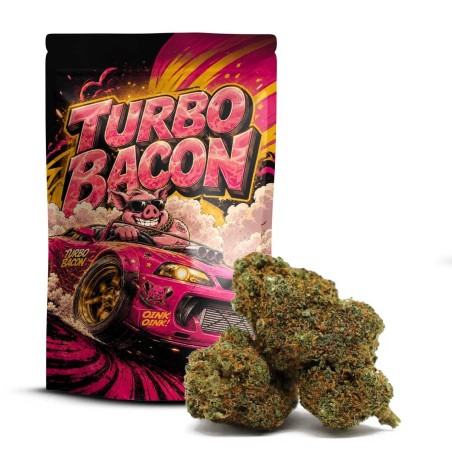 Turbo Bacon 50% Delta 10 | Flor Premium Potente | Sixty8