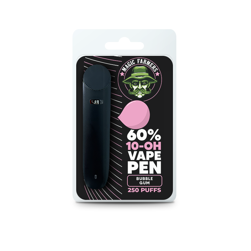 10-OH-HHC Vape Bubble Gum 60% 10-OH-HHC Desechable (250 caladas)