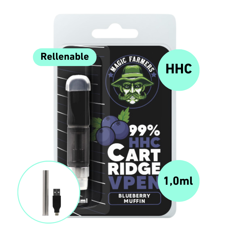 HHC Vape Blueberry Muffin 99% HHC 1,0ml