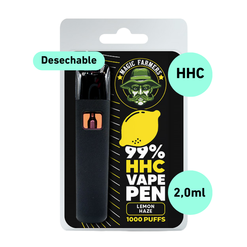 HHC Vape Lemon Haze 99% HHC Boligrafo Desechable (1000 caladas) 2,0ml