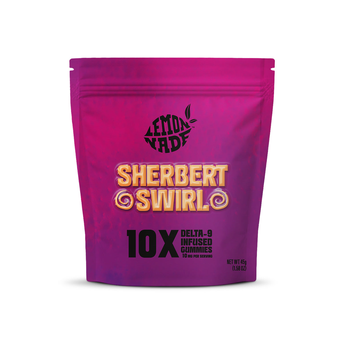 GUMMIES SHERBERT SWIRL 10MG DELTA-9-THC LEMONADE BY COOKIES