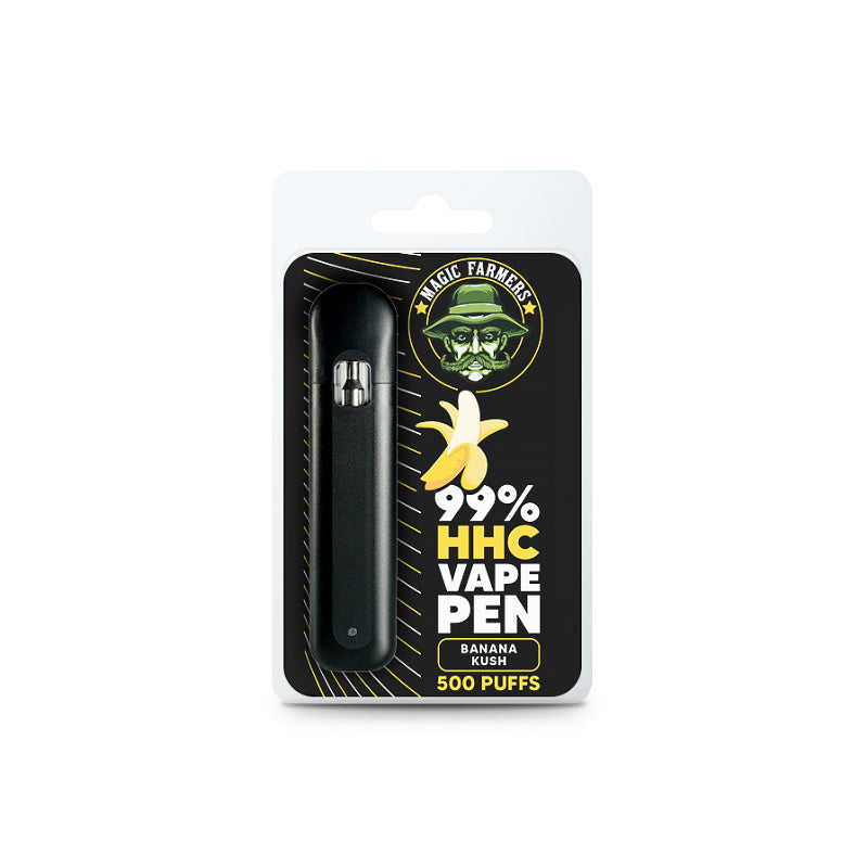 HHC Vape Banana Kush 99% HHC Bolígrafo desechable (500 Caladas)