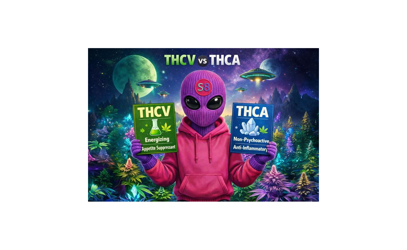 THCV vs THCA: ¿qué diferencias hay?