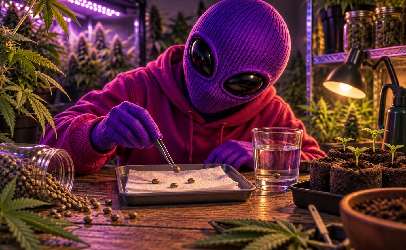 ¿Cómo germinar una semilla de cannabis?