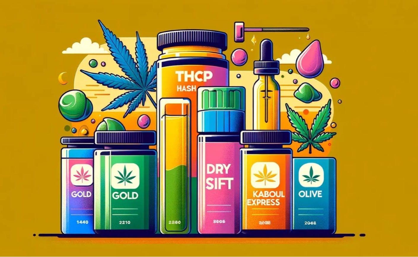 Hachís con THCP: Ketama Gold, Dry Sift, Kaboul Express, Gold Rif, Olive